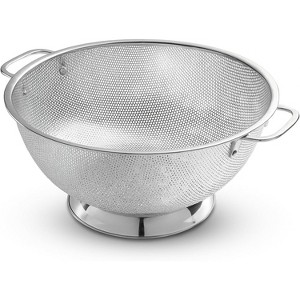 18/8 Pasta Strainer Bowl for Pasta, Spaghetti, Vegetables, Fruit, and Pot Draining - Stainless Steel Colander - 1 of 4