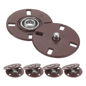 Unique Bargains Alloy Invisible Durable High Hardness Buckle Fasteners Press Studs Buttons 5 Pcs - 1 of 4