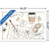 Trends International Pokémon: Pikachu Lifestyle - Map Framed Wall Poster Prints - 3 of 4