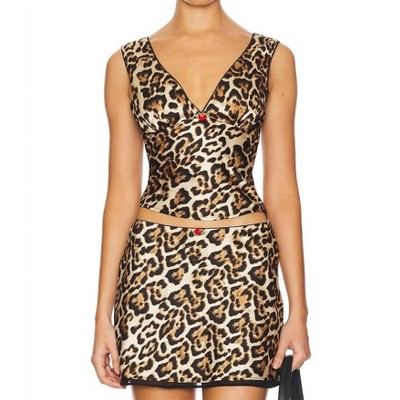 Women's Celia Leopard Top - NIA