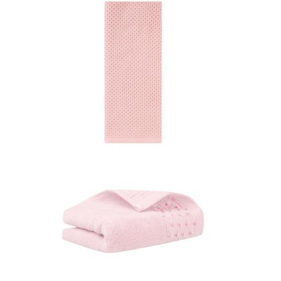 REGALWOVEN Cotton Soft Absorbent Hand Towel for Bathroom Kitchen Hotel Spa 14" x 30"/13" x 30" 2 Pcs