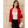 Lightweight Cardigans for Women Batwing Long Sleeve Drape Open Front Casual Loose Cardigan Sweaters - 3 of 4