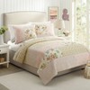 Standard Sweet Blooms Quilt Sham Pink - Mary Jane's Home - 3 of 3
