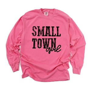 Simply Sage Market Women's Small Town Girl Long Sleeve Garment Dyed Tee - 1 of 3