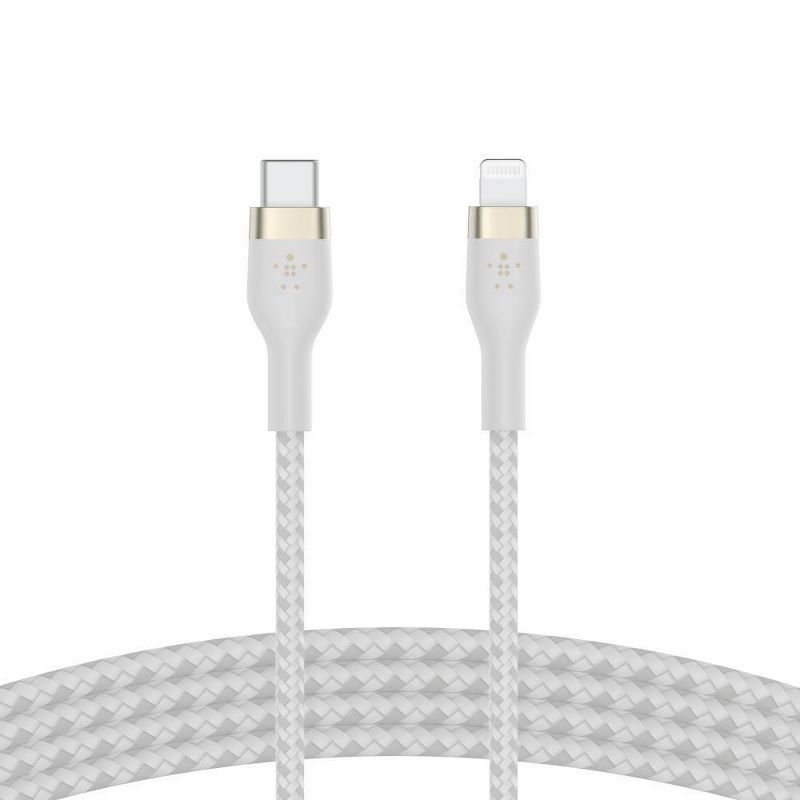 Belkin BoostCharge Pro Flex USB-C Lightning Connector Cable + Strap, 6 of 10