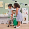 Teamson Kids Play Shopping Cart + Accessories, Chrome/Green - 2 of 4
