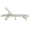 WestinTrends Ashore Modern Poly Reclining Chaise Lounge With Wheels - 4 of 4