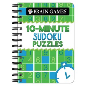 Brain Games - To Go - 10 Minute Sudoku - by  Publications International Ltd & Brain Games (Spiral Bound) - 1 of 1