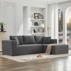 APRILSOUL 106" Cloud Sectional Couch L-Shape with Chaise(Single Seat is not included - 3 of 4
