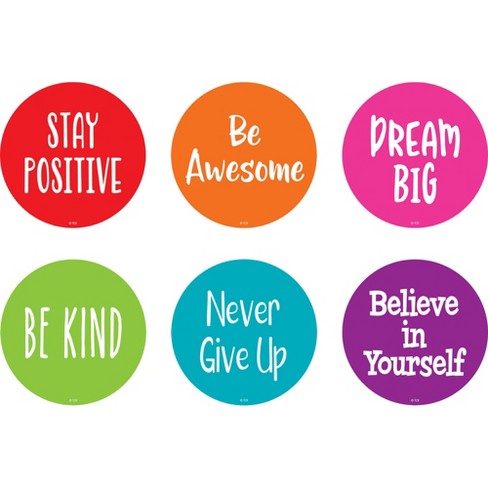 Teacher Created Resources Spot On Positive Sayings Floor Markers, 4 ...
