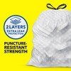 Glad ForceFlex Drawstring Fragrance Free Trash Bags - 13gal/50ct - 3 of 4