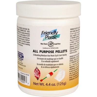 Friendly Plastic Pellets 4.4oz-Ivory