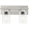Quorum Lighting Carter 2 - Light Vanity in  Satin Nickel - 4 of 4
