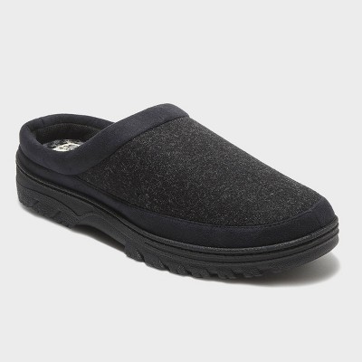 black scuff slippers