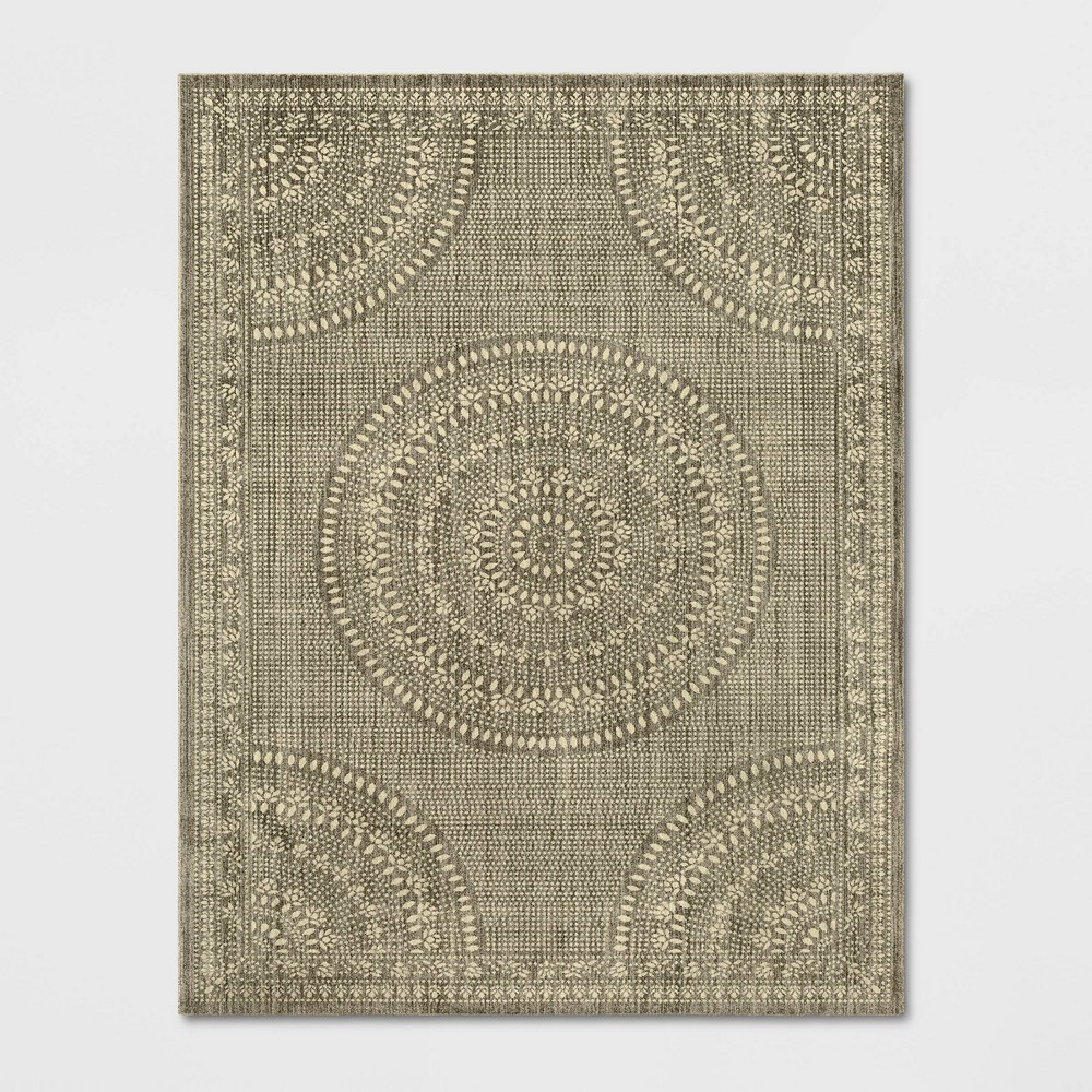 10'x13' Geometric Woven Novelty Area Rug Desert Tan - Threshold™