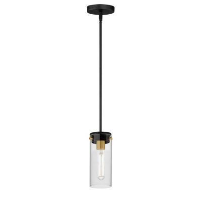 Maxim Lighting Pinn 1 - Light Pendant in  Black/Satin Brass