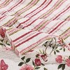50"x60" Butterflies Throw Blanket - Greenland Home Fashions: Reversible Quilted Design, 100% Cotton, Machine Washable - 2 of 4