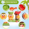 Interactive Duck Bath Toys for Babies 12+ Months, Mold-Free Set with 3 Stacking Cups - 3 of 4
