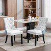FONTOI 2 PCS High-end Tufted Dining Chair with Nailhead Trim - 2 of 4