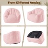 LIKEPAY Faux Rabbit Fur Single Bean Bag Sofa with Arms for Living Room, Bedroom, Gaming room - 4 of 4