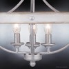 Urban Ambiance Luxury French Rustic Ceiling Light,  12.625"H x 15.25"W,  Galvanized Steel Finish, UHP3440 - 4 of 4