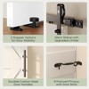 Manufactured Wood Paneled Sliding Barn Door with Installation Hardware Kit,Sliding Closet Door with PVC Surface - 4 of 4