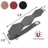 Evideco French Home Goods Metal Geometric Curtain Tieback with Strong Magnetic Closure – Modern Design, No Installation Needed – Red - 4 of 4