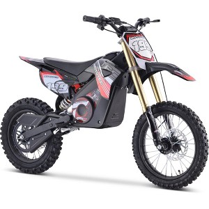 MotoTec 48v Pro Electric Dirt Bike 1500w Lithium Red - 1 of 4