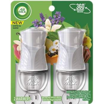 Air Wick Essential Oils Peach & Sweet Nectar Scented Oil Refills 2 Ea, Solid & Plug-In Air Fresheners