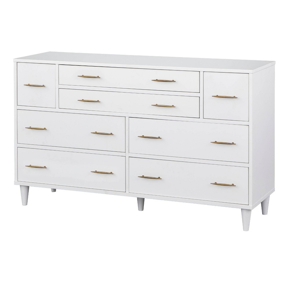 Ana 8 Drawer Dresser White - Lifestorey (Incomplete Box 1/3)