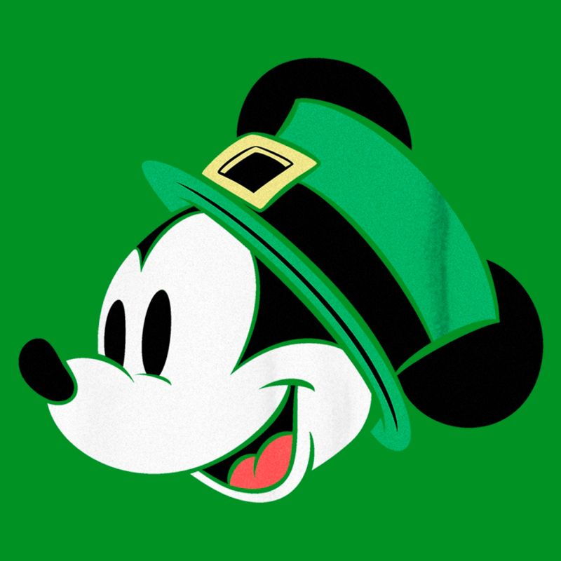 Boy's Disney Mickey With Irish Hat T-Shirt, 2 of 5
