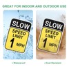 Unique Bargains Aluminum Weather Resistant Waterproof Rust Free Traffic Signs 1 Pc - 4 of 4