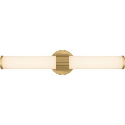 Quoizel Lighting Kaye 1 - Light Vanity in  Aged Brass