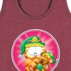 Women's - Garfield - Santas Little Helpers Graphic Racerback Tank - 2 of 4