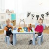 Costway Kids Table & 2 Chairs Set Toddler Activity Play Dining Study Desk Baby Gift - image 3 of 4