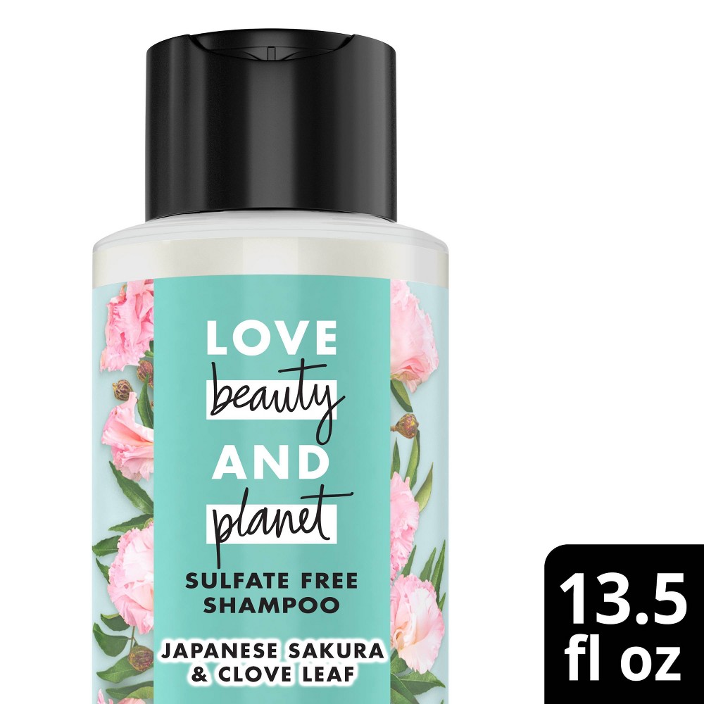 Love Beauty And Planet Positively Shiny Shampoo Indian Lilac & Clove Leaf 13.5 oz