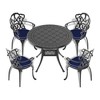 PAGED Aluminum Outdoor Dining Table Elegant Patio Table with Removable Ice Bucket for Patio, Deck, Poolside - 4 of 4