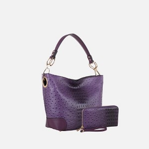 MKF Collection Wandy Soft Vegan Leather Hobo & Wallet Set by Mia K - 1 of 4