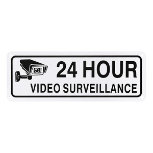 Unique Bargains Reflective UV Protected Waterproof Security Camera Sign 1 Pc - 1 of 4
