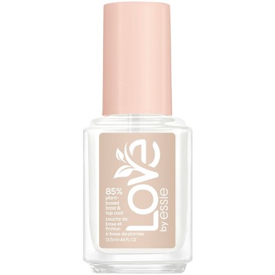 LOVE by essie salon-quality plant-based vegan nail polish - Base and Top Coat - 0.46 fl oz_2