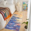 Area Rug Living Room Rugs Modern Abstract Soft Indoor Rug Low Pile Non Slip Accent Carpet - 2 of 4