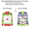 Big Dot of Happiness Wild and Ugly Sweater Party - Bar Bingo Cards and Markers - Holiday and Christmas Animals Party Shaped Bingo Game - Set of 18 - 3 of 4