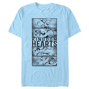 Men's Kingdom Hearts 3 Action Panels T-Shirt - 1 of 4