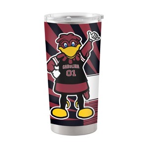 NCAA South Carolina Gamecocks 20oz Mascot Stainless Steel Tumbler: Portable Drinkware - 1 of 3