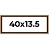 PosterPalooza | Panoramic Weathered Gold Picture Frame - UV Acrylic, Foam Board Backing, Hanging Hardware - 2 of 4