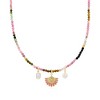 Ross-Simons 3.5-4mm Multicolored Tourmaline Bead Charm-Compatible Toggle Necklace in 18kt Gold Over Sterling - 3 of 4