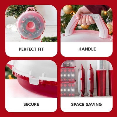 IRIS USA Wreath Storage Container - Thumbnail 4
