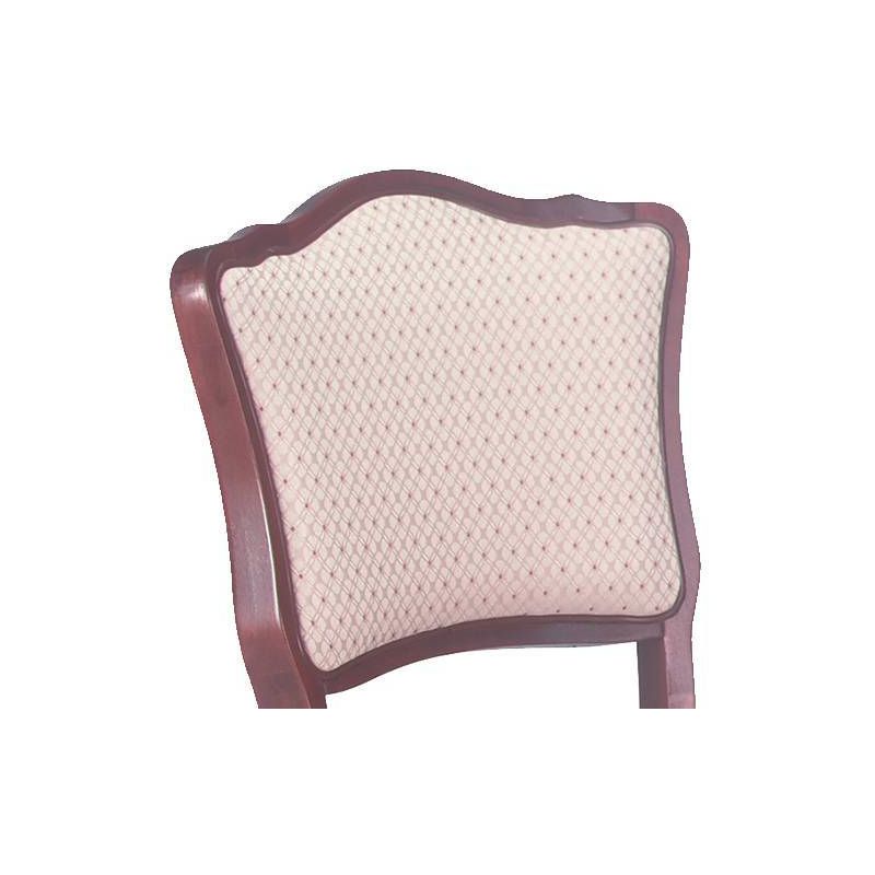 Set of 2 French Upholstered Back Folding Chair Cherry - Stakmore, 3 of 6