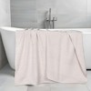Zero Twist Waffle Textured Cotton Medium Weight Towel Set by Blue Nile Mills - 2 of 4