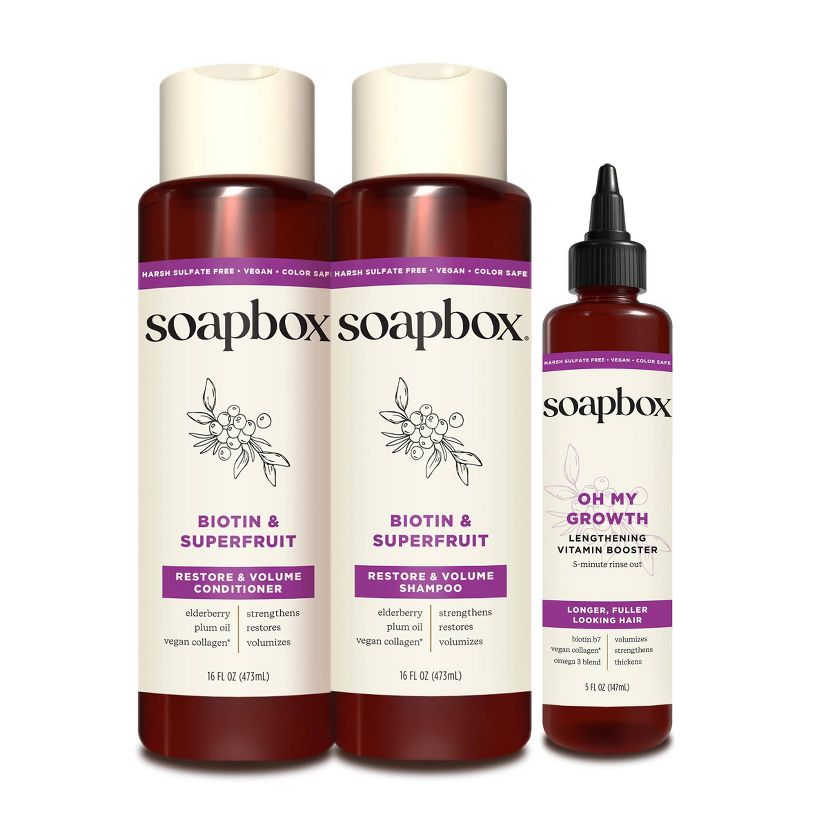 Soapbox Longer, Fuller-Looking Hair Collection